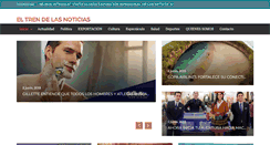 Desktop Screenshot of eltrendelasnoticias.com